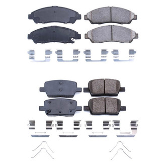 PowerStop® - Z17 Evolution Plus™ Ceramic Front and Rear Disc Brake Pad Set