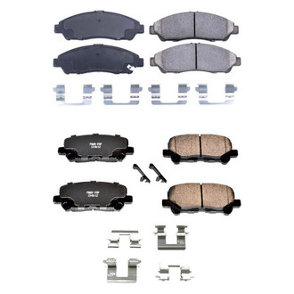 PowerStop® - Z17 Evolution Plus™ Ceramic Front and Rear Disc Brake Pad Set