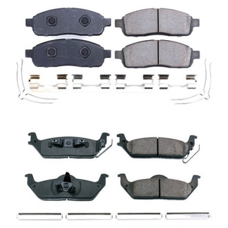 PowerStop® - Z17 Evolution Plus™ Ceramic Front and Rear Disc Brake Pad Set