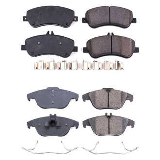 PowerStop® - Z17 Evolution Plus™ Ceramic Front and Rear Disc Brake Pad Set