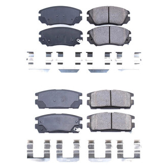 PowerStop® - Z17 Evolution Plus™ Ceramic Front and Rear Disc Brake Pad Set