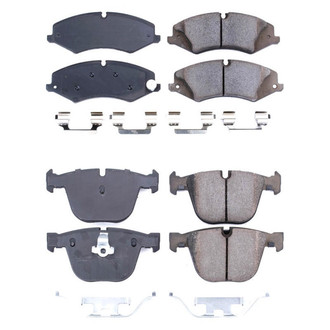 PowerStop® - Z17 Evolution Plus™ Ceramic Front and Rear Disc Brake Pad Set