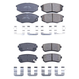 PowerStop® - Z17 Evolution Plus™ Ceramic Front and Rear Disc Brake Pad Set