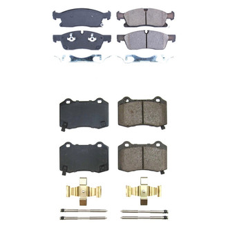 PowerStop® - Z17 Evolution Plus™ Ceramic Front and Rear Disc Brake Pad Set