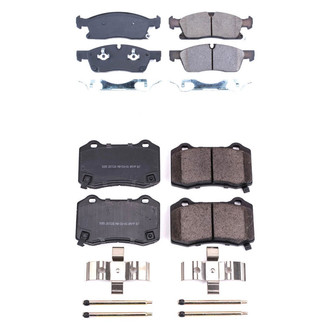 PowerStop® - Z17 Evolution Plus™ Ceramic Front and Rear Disc Brake Pad Set