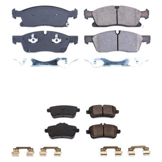 PowerStop® - Z17 Evolution Plus™ Ceramic Front and Rear Disc Brake Pad Set