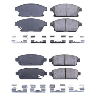 PowerStop® - Z17 Evolution Plus™ Ceramic Front and Rear Disc Brake Pad Set