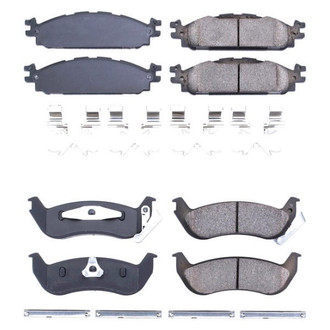 PowerStop® - Z17 Evolution Plus™ Ceramic Front and Rear Disc Brake Pad Set