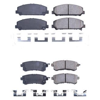PowerStop® - Z17 Evolution Plus™ Ceramic Front and Rear Disc Brake Pad Set