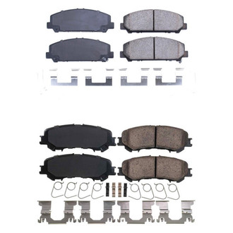 PowerStop® - Z17 Evolution Plus™ Ceramic Front and Rear Disc Brake Pad Set