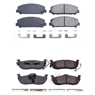 PowerStop® - Z17 Evolution Plus™ Ceramic Front and Rear Disc Brake Pad Set