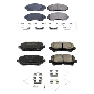 PowerStop® - Z17 Evolution Plus™ Ceramic Front and Rear Disc Brake Pad Set
