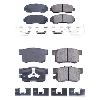 PowerStop® - Z17 Evolution Plus™ Ceramic Front and Rear Disc Brake Pad Set