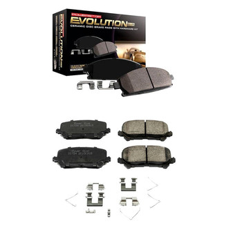PowerStop® - Z17 Evolution Plus™ Ceramic Front and Rear Disc Brake Pad Set