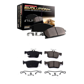 PowerStop® - Z17 Evolution Plus™ Ceramic Front and Rear Disc Brake Pad Set
