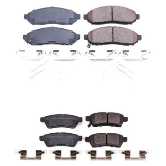 PowerStop® - Z17 Evolution Plus™ Ceramic Front and Rear Disc Brake Pad Set