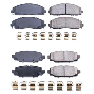 PowerStop® - Z17 Evolution Plus™ Ceramic Front and Rear Disc Brake Pad Set