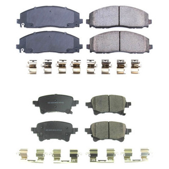 PowerStop® - Z17 Evolution Plus™ Ceramic Front and Rear Disc Brake Pad Set