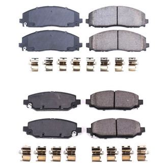 PowerStop® - Z17 Evolution Plus™ Ceramic Front and Rear Disc Brake Pad Set
