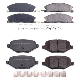 PowerStop® - Z17 Evolution Plus™ Ceramic Front and Rear Disc Brake Pad Set