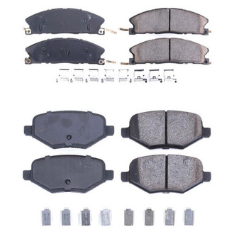 PowerStop® - Z17 Evolution Plus™ Ceramic Front and Rear Disc Brake Pad Set
