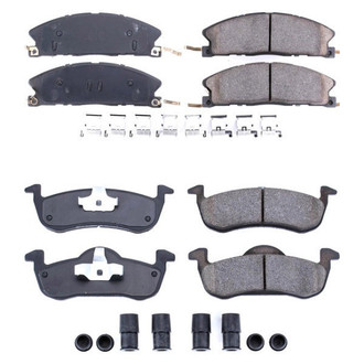 PowerStop® - Z17 Evolution Plus™ Ceramic Front and Rear Disc Brake Pad Set