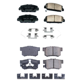 PowerStop® - Z17 Evolution Plus™ Ceramic Front and Rear Disc Brake Pad Set