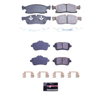 PowerStop® - Z17 Evolution Plus™ Ceramic Front and Rear Disc Brake Pad Set