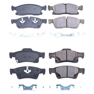 PowerStop® - Z17 Evolution Plus™ Ceramic Front and Rear Disc Brake Pad Set