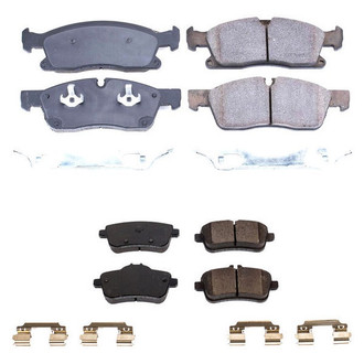PowerStop® - Z17 Evolution Plus™ Ceramic Front and Rear Disc Brake Pad Set