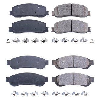 PowerStop® - Z17 Evolution Plus™ Ceramic Front and Rear Disc Brake Pad Set
