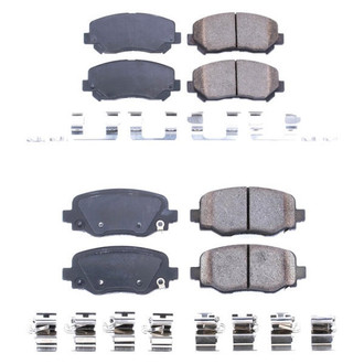 PowerStop® - Z17 Evolution Plus™ Ceramic Front and Rear Disc Brake Pad Set