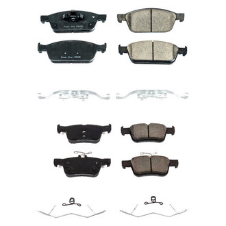 PowerStop® - Z17 Evolution Plus™ Ceramic Front and Rear Disc Brake Pad Set
