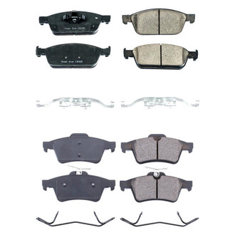 PowerStop® - Z17 Evolution Plus™ Ceramic Front and Rear Disc Brake Pad Set