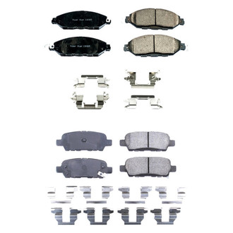 PowerStop® - Z17 Evolution Plus™ Ceramic Front and Rear Disc Brake Pad Set