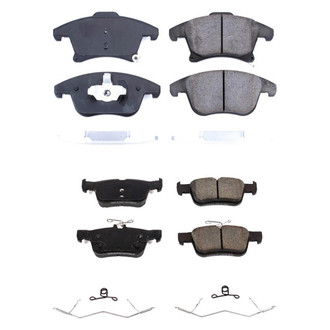 PowerStop® - Z17 Evolution Plus™ Ceramic Front and Rear Disc Brake Pad Set