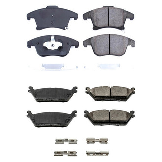PowerStop® - Z17 Evolution Plus™ Ceramic Front and Rear Disc Brake Pad Set