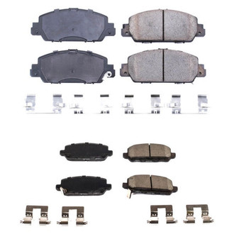 PowerStop® - Z17 Evolution Plus™ Ceramic Front and Rear Disc Brake Pad Set