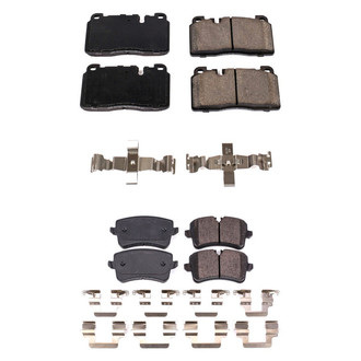 PowerStop® - Z17 Evolution Plus™ Ceramic Front and Rear Disc Brake Pad Set
