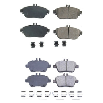 PowerStop® - Z17 Evolution Plus™ Ceramic Front and Rear Disc Brake Pad Set