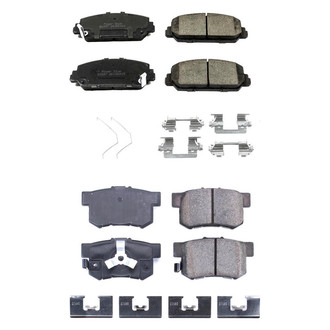 PowerStop® - Z17 Evolution Plus™ Ceramic Front and Rear Disc Brake Pad Set