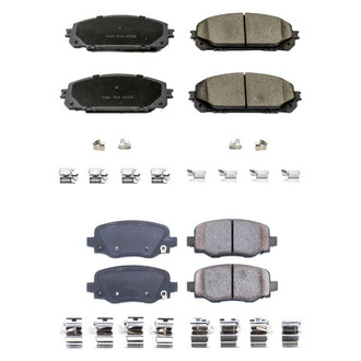 PowerStop® - Z17 Evolution Plus™ Ceramic Front and Rear Disc Brake Pad Set