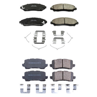 PowerStop® - Z17 Evolution Plus™ Ceramic Front and Rear Disc Brake Pad Set