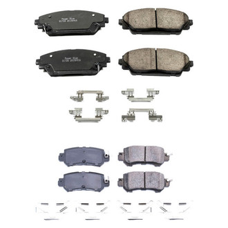 PowerStop® - Z17 Evolution Plus™ Ceramic Front and Rear Disc Brake Pad Set