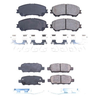 PowerStop® - Z17 Evolution Plus™ Ceramic Front and Rear Disc Brake Pad Set