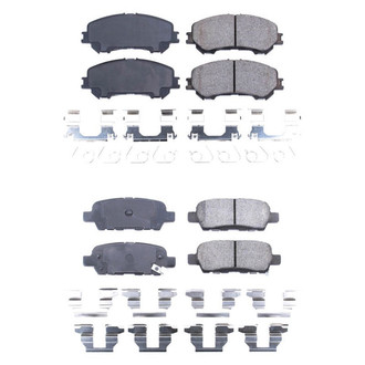 PowerStop® - Z17 Evolution Plus™ Ceramic Front and Rear Disc Brake Pad Set