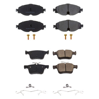 PowerStop® - Z17 Evolution Plus™ Ceramic Front and Rear Disc Brake Pad Set