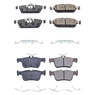 PowerStop® - Z17 Evolution Plus™ Ceramic Front and Rear Disc Brake Pad Set
