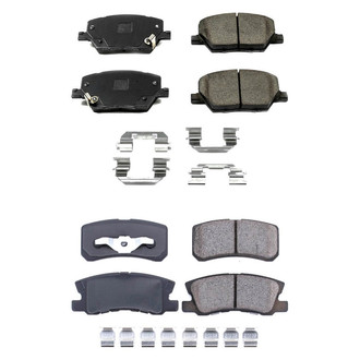 PowerStop® - Z17 Evolution Plus™ Ceramic Front and Rear Disc Brake Pad Set