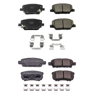 PowerStop® - Z17 Evolution Plus™ Ceramic Front and Rear Disc Brake Pad Set